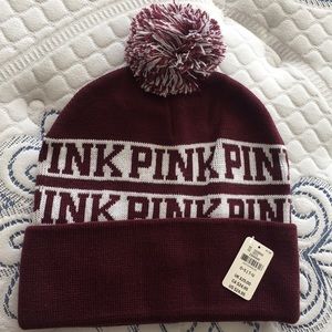 Victoria secret pink beanie